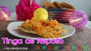 RECETA DE TINGA DE REPOLLO COL  VEGETARIANA [upl. by Molini]