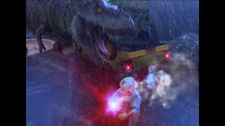 Jurassic Park TREX Attack and Escape Stop Motion Animation [upl. by Arria175]