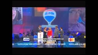 Remise finale de REMAX  Téléthon Opération Enfant Soleil 2012 [upl. by Einahpad2]