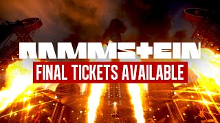 Rammstein  Europe Stadium Tour 2023 Final tickets on sale now [upl. by Nwahsauq214]