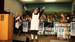 Maximator Starkbierfest 2017  AugustinerKeller mit Richard Süßmeier am 13032017 Teil 3 [upl. by Nnyletak]