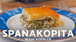 Spanakopita  Greek Spinach Pie Recipe [upl. by Aicyle]