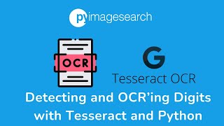 Detecting and OCR’ing Digits with tesseract and python  PyImageSearch  OCR Part2 [upl. by Nomyaw]