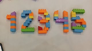 Building blocks fun activities for kids  Learning Number and counting with building blocks [upl. by Willms]