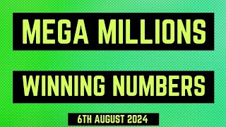 quotDiscover Todays Winning Mega Millions Numbers Can You Hit the Jackpotquot 6th August 2024 [upl. by Nohtahoj408]