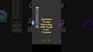 Quicktime 🎥 Screen recording with audio 🔊 in Protools [upl. by Nixie]