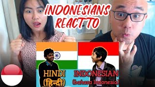 Indonesians React To Similarities Between Hindi and Indonesian [upl. by Jarek]