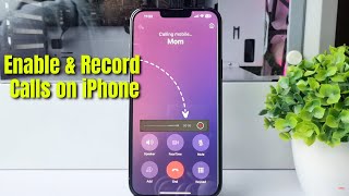 How to enable amp record calls on iPhone iOS 181 [upl. by Sinegra]