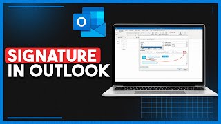 How To Add Signature In Outlook  Change Outlook Signature [upl. by Luby]