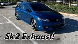 Civic Si Skunk2 exhaust install  First vid [upl. by Renaud]