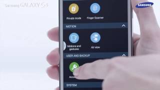 Samsung Galaxy S5  How To Use the Settings Menu [upl. by Elliven395]