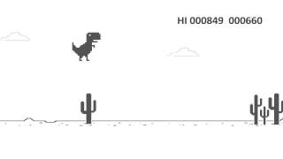 Google Dino Trex Game  Best offline game [upl. by Resay]