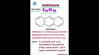 anthraceneanthracene formulaanthracene uses polycyclic aromatic hydrocarbon PAH [upl. by Prager890]