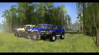 circuito off road toyota machito vs toyota meru mudrunner [upl. by Aenet582]