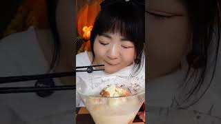 Bread with fresh milk mukbang food eating reels [upl. by Keever]