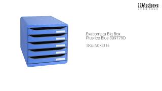 Exacompta Big Box Plus Ice Blue 309779D NDK8116 [upl. by Nora]