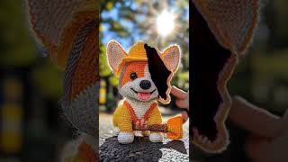 Corgi Construction Zone Crochet Cuteness Alert [upl. by Neall]