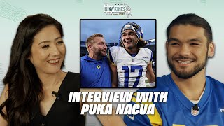 Puka Nacua breaks down his playing style and all things Rams  Mina Kimes Show featuring Lenny [upl. by Lhok]