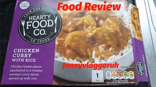 Chicken Curry Food Review From Tesco Hearty Food Co food [upl. by Christmas]