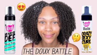 The Doux Mousse Def VS Crazy Sexy Curl Foam  Which Is Better For Wash amp Go [upl. by Gal]