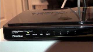 Trendnet Wireless Router Tutorial [upl. by Kenn]