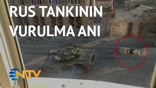 NTV Mariupol’de Rus tankı pusuya düşürüldü [upl. by Jarred]