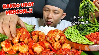 BAKSO URAT SAMBEL MERCON‼️JUKUT GORENG LALAPAN PETAI SELADA [upl. by Buonomo]