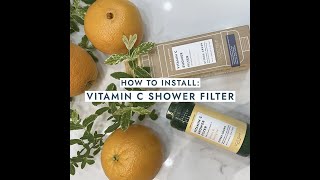 How To Install VOESH Vitamin C Shower Filter [upl. by Ivan]