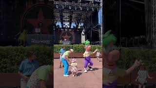 Phineas and Ferb dancing at the temporary DJ dance party at Disney’s Hollywood Studios disneyworld [upl. by Lewis527]