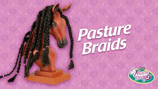 Breyer Mane Beauty How to Create Pasture Braids [upl. by Na224]