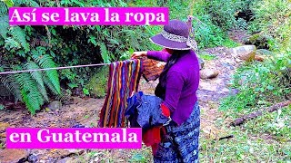 Así se lava la ropa en Guatemala [upl. by Ameer812]