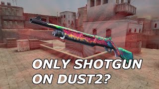 Auto shotgun is BROKEN But does it work on Dust 2 CS2 [upl. by Llarret174]