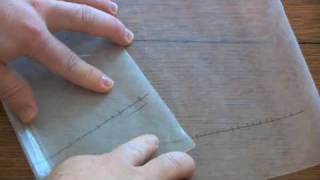 Conics  Making a Parabola with Wax Paper [upl. by Airdnek579]