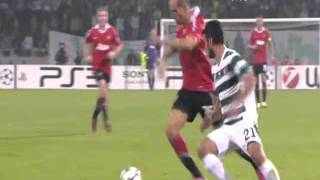 First goal of Gabriel Obertan in Manchester United 20101102 [upl. by Ecaidnac]