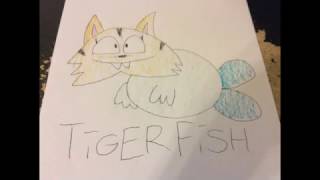 How to Draw 101 Tigerfish MixedUp Animals [upl. by Eirbua662]