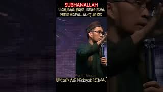 UAHBAGI BAGI BEASISWA PENGHAFAL ALQURAN ustadadihidayat [upl. by Okram]