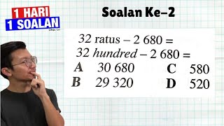 Operasi Asas Tambah  Matematik Tahun 6 Kertas 1 1 Hari 1 Soalan [upl. by Atinauq]