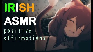 IRISH ASMR F4M positive affirmations  rain  everything will be okay [upl. by Rhyner]