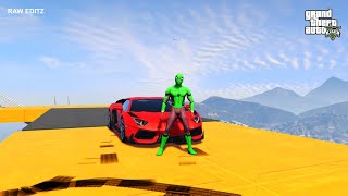 LIVE SpiderMan Goes Wild in GTA V Epic Adventures [upl. by Muhan]