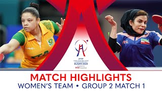 Musfiquh Kalam RSA vs Neda Shahsavari IRI  WT G2  Match 1  ITTFWorlds2024 [upl. by Milewski]