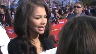 Disney Channel Shake It Up Star Zendaya Interview  From Cars Land Red Carpet [upl. by Miguela]