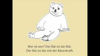 Kunterbunte Kinderlieder  Das Bärenlied mit Text [upl. by Gnaw]