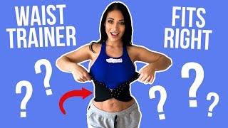 How to Know if Your Waist Trainer Fits Right 👍 [upl. by Gnehc960]