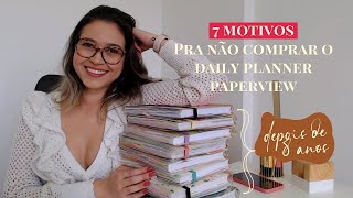 Por que não vou comprar o Daily Planner 2024 depois de 8 anos usando Paperview [upl. by Eiznekcm]