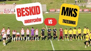 IV liga małopolska Beskid 02 MKS Trzebinia skrót [upl. by Oswal]