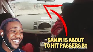 SamirYoure Breaking The Car  Funny Reaction [upl. by Inuat]