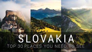 THIS IS SLOVAKIA  TOP 30 places you must see [upl. by Alleuol]