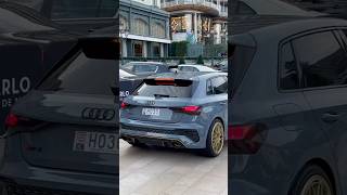 Donze093 with his RS3 rs3 rs audi carlover monaco carlifestyle [upl. by Welby]