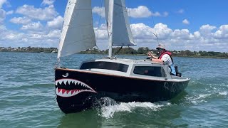 Hartley TS16 cruising Moreton Bay sailing woodenboats [upl. by Toffic506]