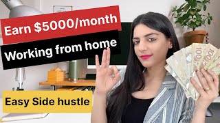 My new side hustle  Earn 5000 per month working from home [upl. by Issiah605]